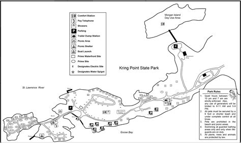 Kring Point State Park Map | Point Portal