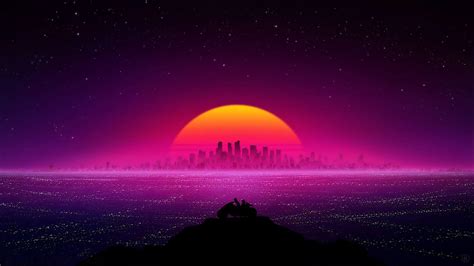 Retro Sunset Ps4 Wallpapers - Wallpaper Cave