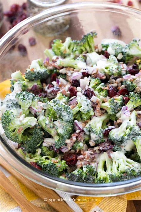 Broccoli Salad {Easy to Make-Ahead} - Spend With Pennies