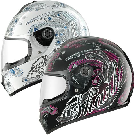 SHARK S600 FOLIES LADIES MOTORBIKE WOMENS GIRLS MOTORCYCLE CRASH HELMET ...