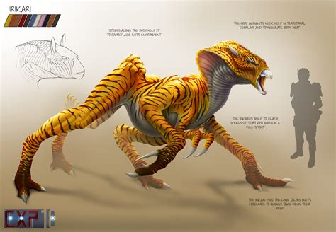 ArtStation - Irikari Creature Concept Sheet