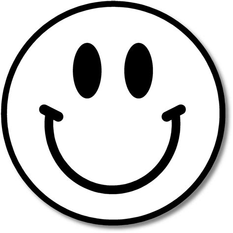 Free Black And White Smiley Face Clipart, Download Free Black And White ...