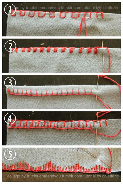 DIY 5 Blanket Stitch Variations and Tutorials... | True Blue Me & You ...