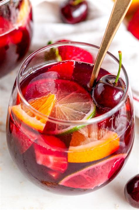 Fruity red wine sangria – Artofit