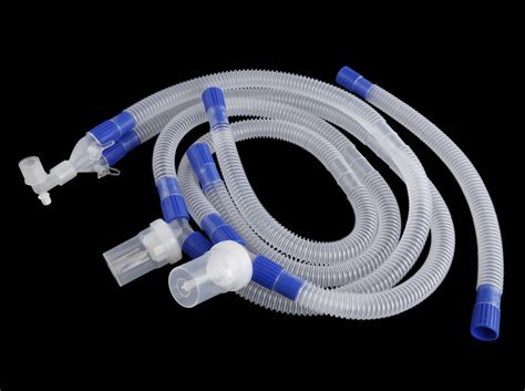 Disposable Medical Ventilator Breathing Circuit Corrugated Tube With ...