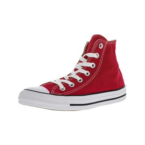 Converse - Converse Chuck Taylor All Star Hi Red High-Top Leather ...