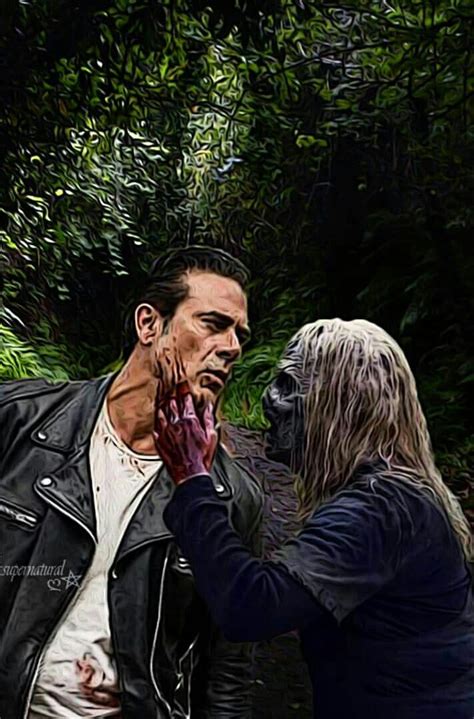 NEGAN AND ALPHA | Walking dead art, Walking dead daryl, The walking dead