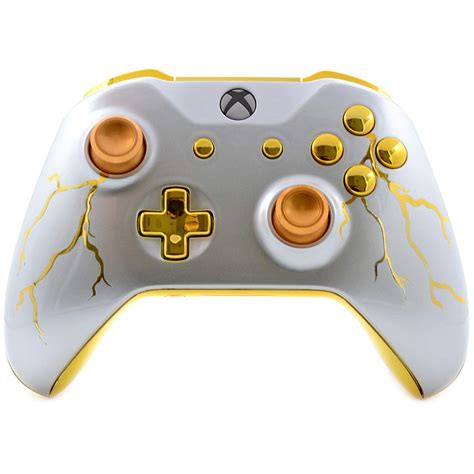 Gold Thunder UN-MODDED Custom Controller Compatible with Xbox One S/X ...