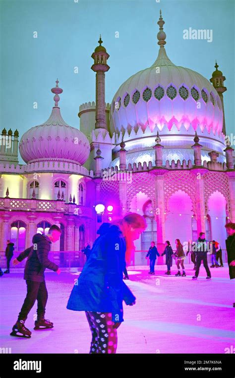 The Royal Pavilion Ice Rink, Brighton Stock Photo - Alamy