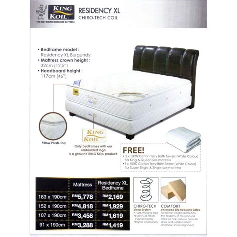 King Koil Queen Size Bed Dimensions - Hanaposy