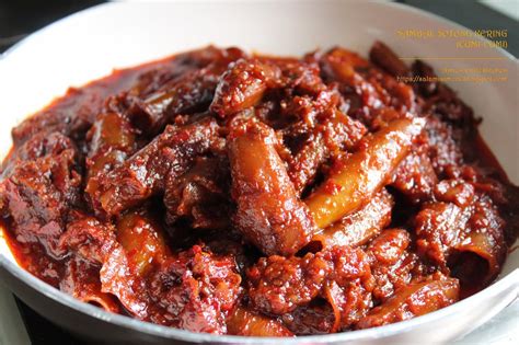 Cara Masak Sambal Sotong Kering (Cumi-Cumi) - Amie's Little Kitchen