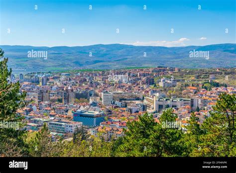 Aerial view of Blagoevgrad in Bulgaria Stock Photo - Alamy