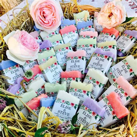 Mini Wedding Favor Soaps Personalized Soaps Favors Handmade | Etsy ...