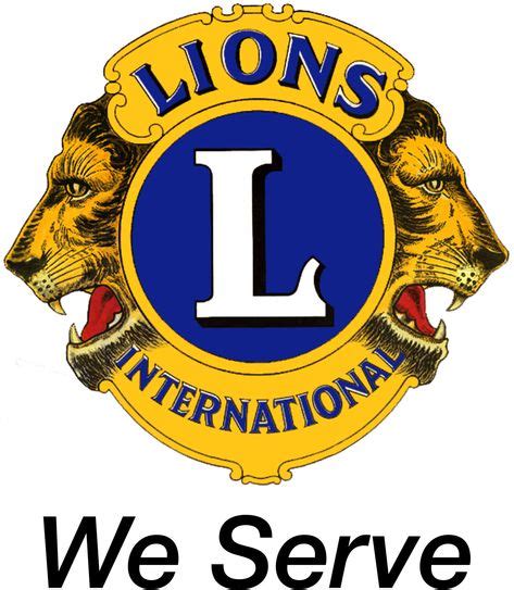 Lions Logo | Lions international logo, Lion logo, Lions international