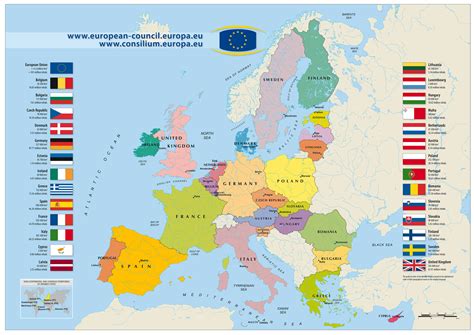 Map European Union – Topographic Map of Usa with States