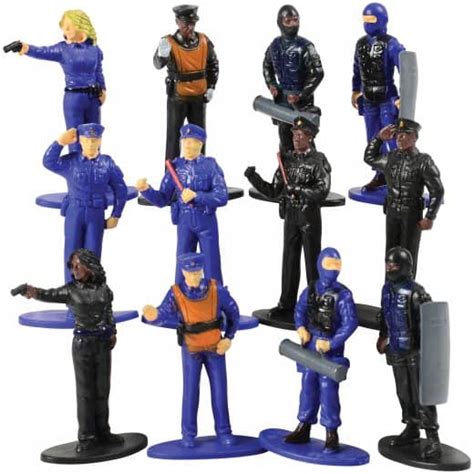 Free Standing Toy Police Figures - Wholesale Novelty Toy, Party