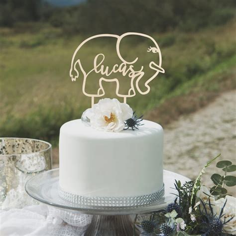 Elephant Cake Topper: Make it the best first birthday party ever