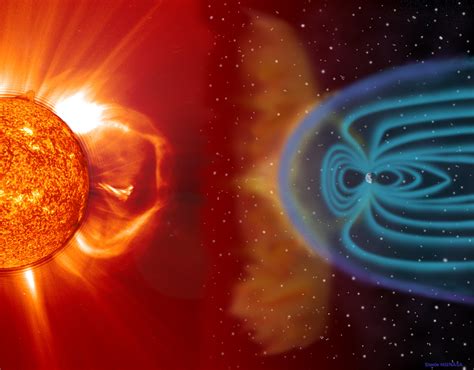 ESA - Coronal mass ejection (CME) blast and subsequent impact at Earth