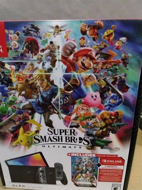 Nintendo Switch - OLED Model: Super Smash Bros Ultimate Bundle ...