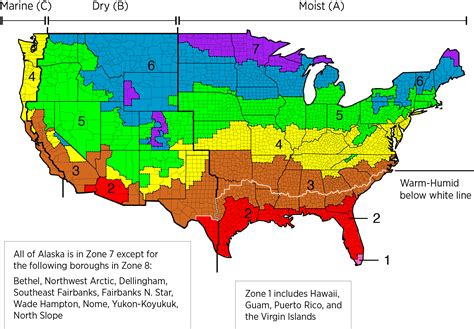 IECC climate zone map | Building America Solution Center