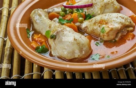 Braised Chicken Thighs Stock Photo - Alamy