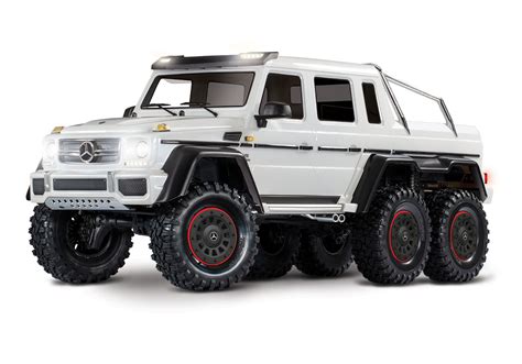 Traxxas TRX-6 1/10 6x6 Trail Crawler Mercedes-Benz G 63 AMG (White ...