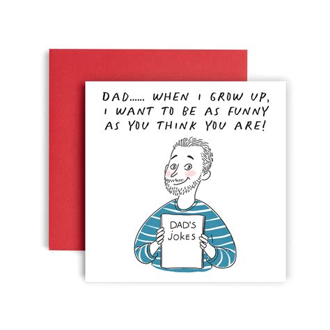 Buy Huxters Funny Dad Birthday Card - Dad Jokes - Dad hers Day Card ...