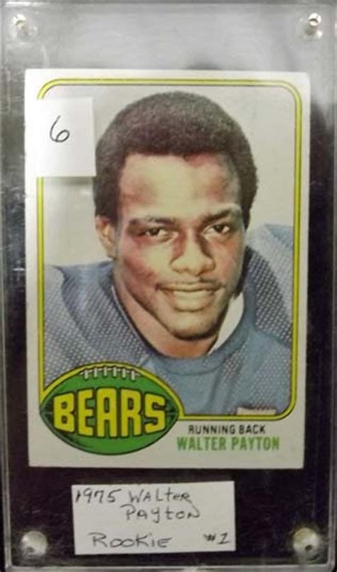 1975 Topps Walter Payton NFL rookie card N/G