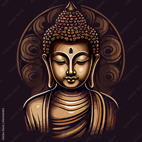 buddha vector icon illustration, buddha animation Stock Illustration ...