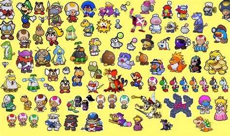 Paper Mario Ttyd Characters - Printable Word Searches