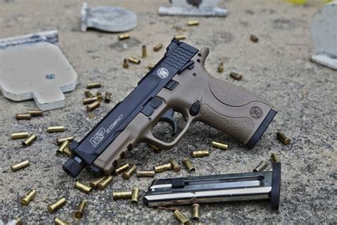 Smith & Wesson M&P22 Compact Pistol in Cerakote FDE Finish - ArmsVault