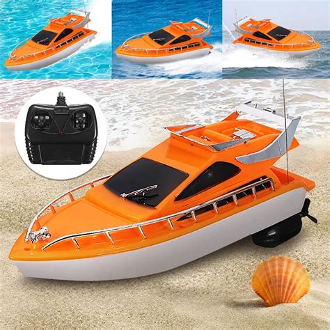 Electric Remote Control Boat Mini RC Boats Plastic Electric Remote ...