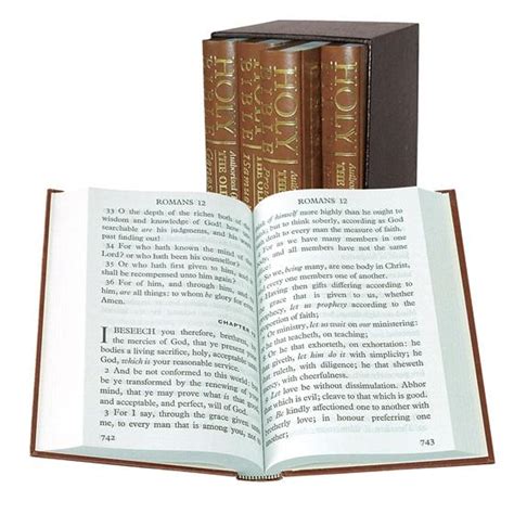 Extra Large Print Bible, 4-volume set (hardbacks) | Beulah Book Shop