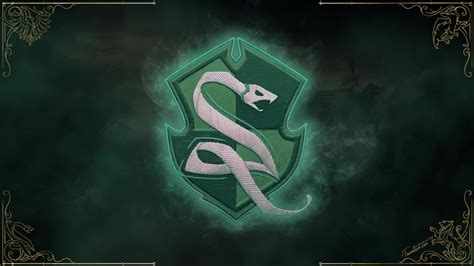 Slytherin House Crest Wallpaper