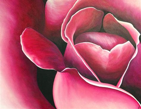 Rose painting - acrylic | My Painting | Pinterest | Acrylics, Paintings ...