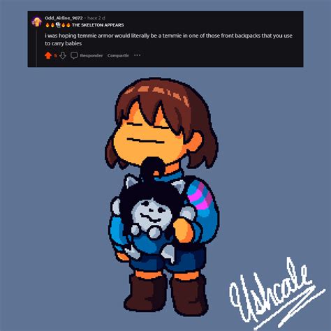 Temmie's Temm Armor - Undertale Concept Art by Ushcale on DeviantArt