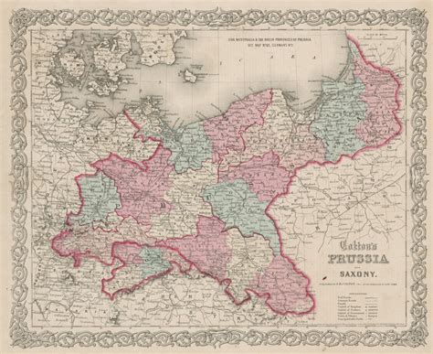 PRUSSIA. Central Europe. Bohemia. Poland. (Oxford Encyclopaedia) 1830 ...