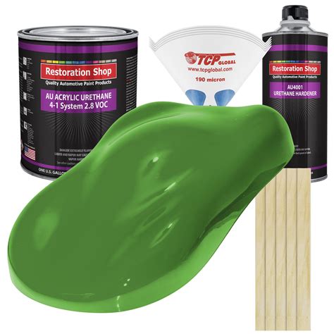 Vibrant Lime Green Gallon Kit Single Stage ACRYLIC URETHANE Car Auto ...