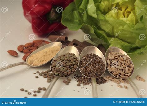 Polycystic Ovary Syndrome Diet Foods Stock Photo - Image of health ...