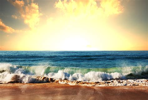 Ocean waves, sea, beach HD wallpaper | Wallpaper Flare