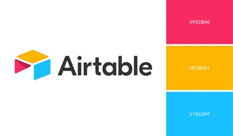 logo color schemes – airtable palette | Visual Learning Center by Visme