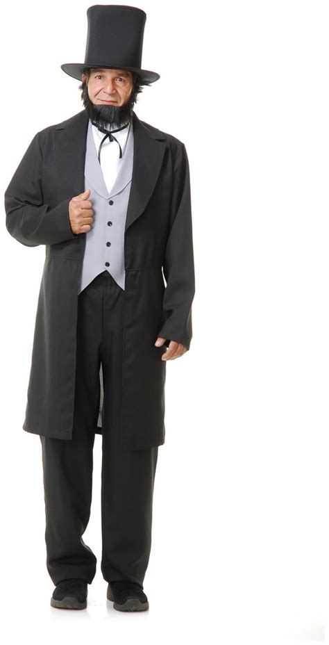 Abe Lincoln w/Hat(60056) Costume - SpicyLegs.com