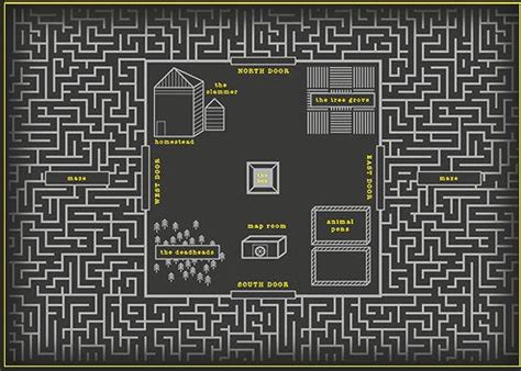 O cualquiera artículo Telemacos maze runner glade map Al frente puede ...