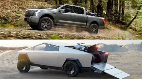 Ford F-150 Lightning vs Tesla Cybertruck — Side-by-Side Comparison ...