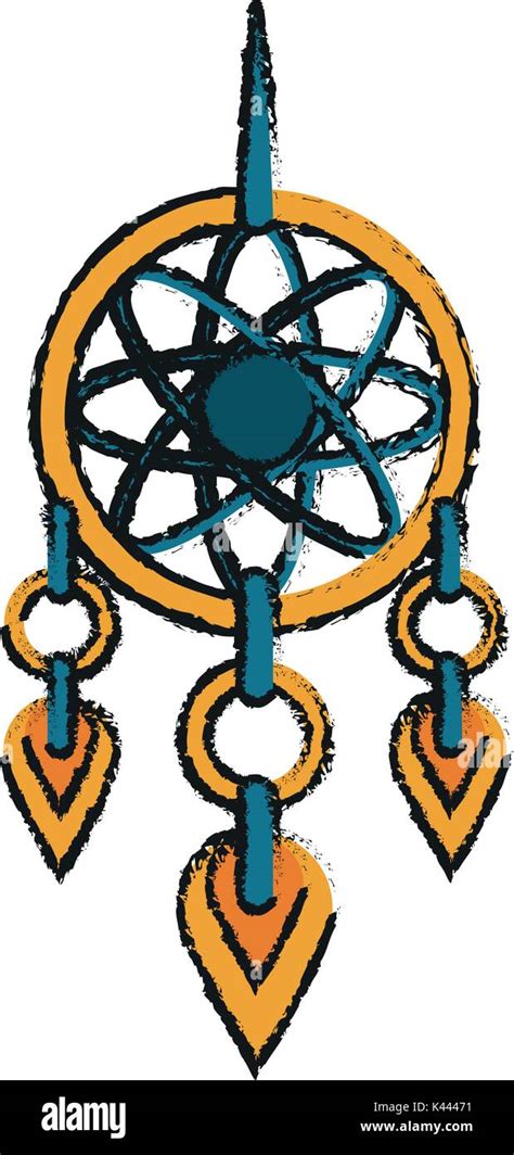 Dream catcher symbol Stock Vector Art & Illustration, Vector Image ...