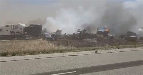 Multiple people killed in pile-up after dangerous dust…