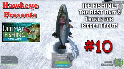 Ultimate Fishing Simulator | Ep. #10 | ICE FISHING: The Best Bait ...