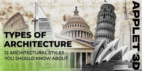 Types of architecture: 12 architectural styles - Applet3D