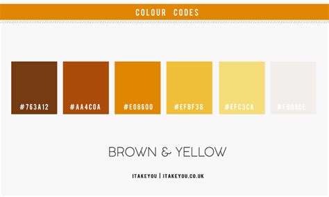 brown and yellow color hex 1 - I Take You | Wedding Readings | Wedding ...