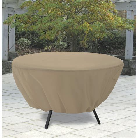 Classic Accessories Terrazzo Round Patio Table Cover — All Weather ...